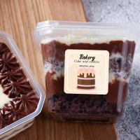 لیبل طرح آماده کیک تولد