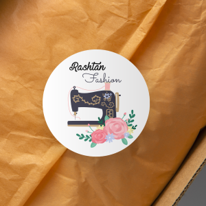 لیبل مزون طرح چرخ خیاطی 1