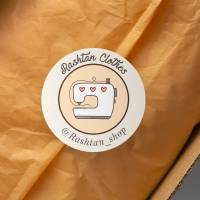 لیبل مزون طرح چرخ خیاطی